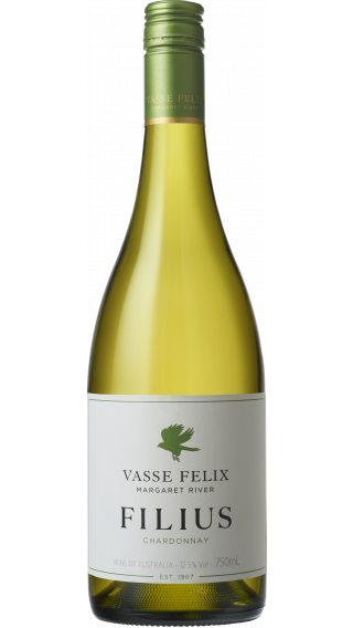Bottle of Vasse Felix Filius Chardonnay 2021 wine 750 ml