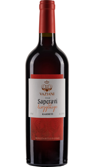 Bottle of Vaziani Saperavi Aged in Oak 2017  wine 750 ml