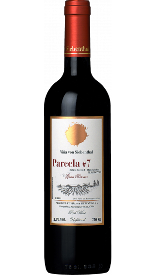 Bottle of Vina von Siebenthal Parcela 7 2018 wine 750 ml