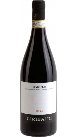 Bottle of Mario Giribaldi Barolo 2014 wine 750 ml