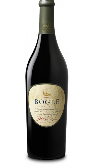 Bottle of Bogle Petite Sirah 2018 wine 750 ml