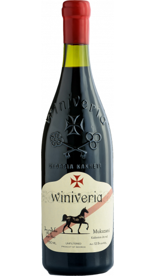 Bottle of Winiveria Mukuzani 2019 wine 750 ml