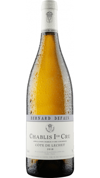 Bottle of Bernard Defaix Cote de Lechet Chablis Premier Cru 2018 wine 750 ml