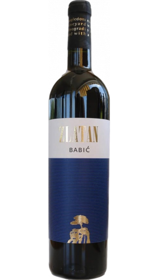Bottle of Zlatan Otok Babic 2015 wine 750 ml