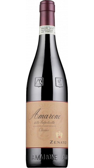 Bottle of Zenato Amarone della Valpolicella Classico 2017 wine 750 ml