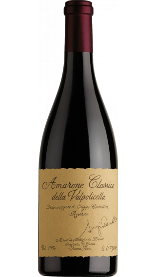 Bottle of Zenato Sergio Zenato Amarone della Valpolicella Classico Riserva 2016 wine 750 ml