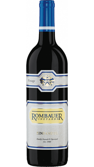 Bottle of Rombauer Vineyards Zinfandel 2018 wine 750 ml
