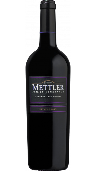 Bottle of Mettler Cabernet Sauvignon 2018 wine 750 ml