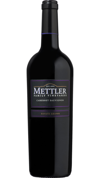 Bottle of Mettler Cabernet Sauvignon 2020 wine 750 ml